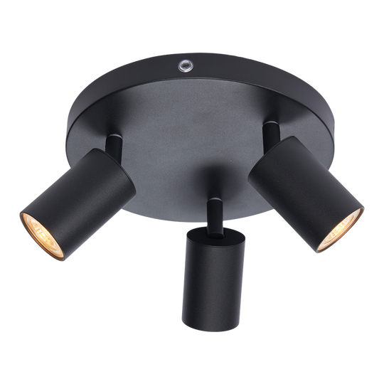 Toronto rund takspot - Svart-Taklamper-Ms - belysning-Svart-9400196621-Lightup.no