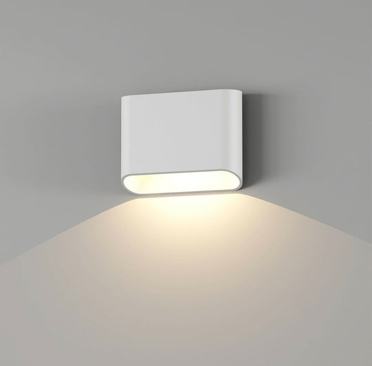 Trem K1 vegglampe 7W 3000 Kelvin - Dimbar-Utebelysning vegg opp og ned-NorDesign-Svart-209090705-Lightup.no