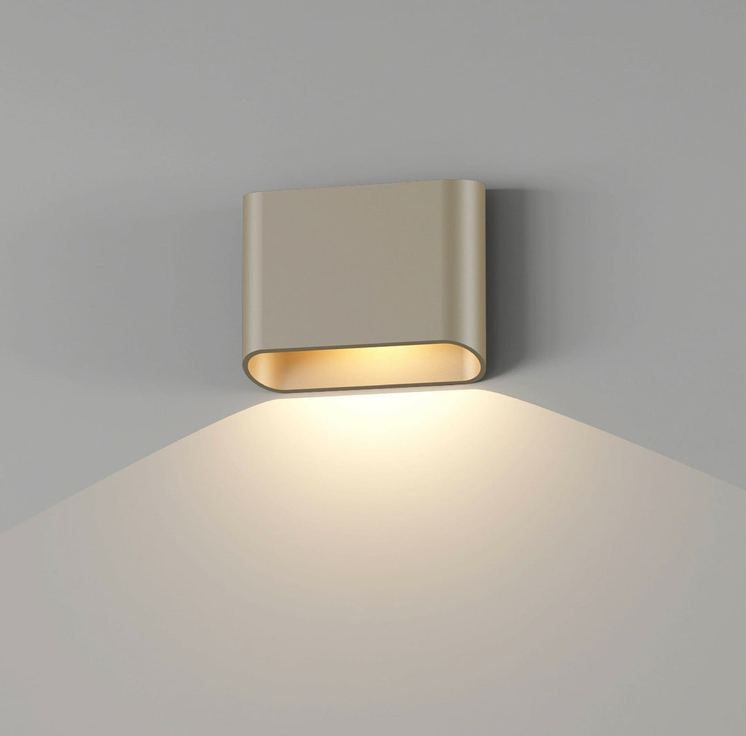 Trem K1 vegglampe 7W 3000 Kelvin - Dimbar-Utebelysning vegg opp og ned-NorDesign-Svart-209090705-Lightup.no