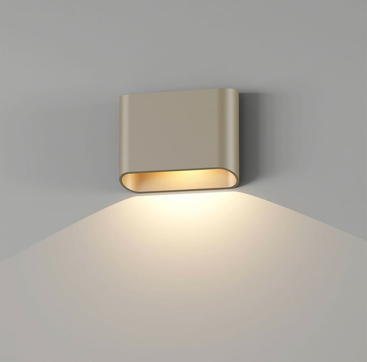 Trem K1 vegglampe 7W 3000 Kelvin - Dimbar-Utebelysning vegg opp og ned-NorDesign-Svart-209090705-Lightup.no