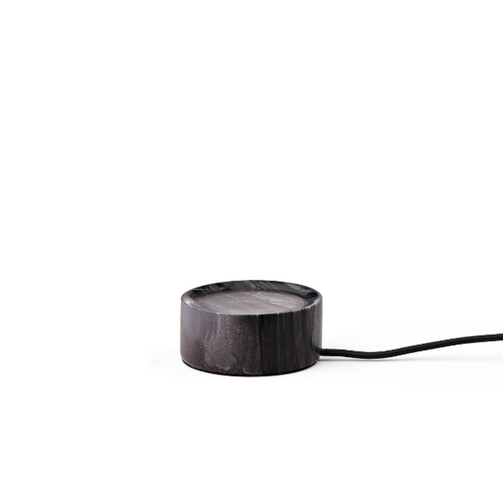 Trip oppladbar bordlampe - Sort marmor/Hvit skjerm-Bordlamper-Design by Us-Hvit-Des__21205-Lightup.no