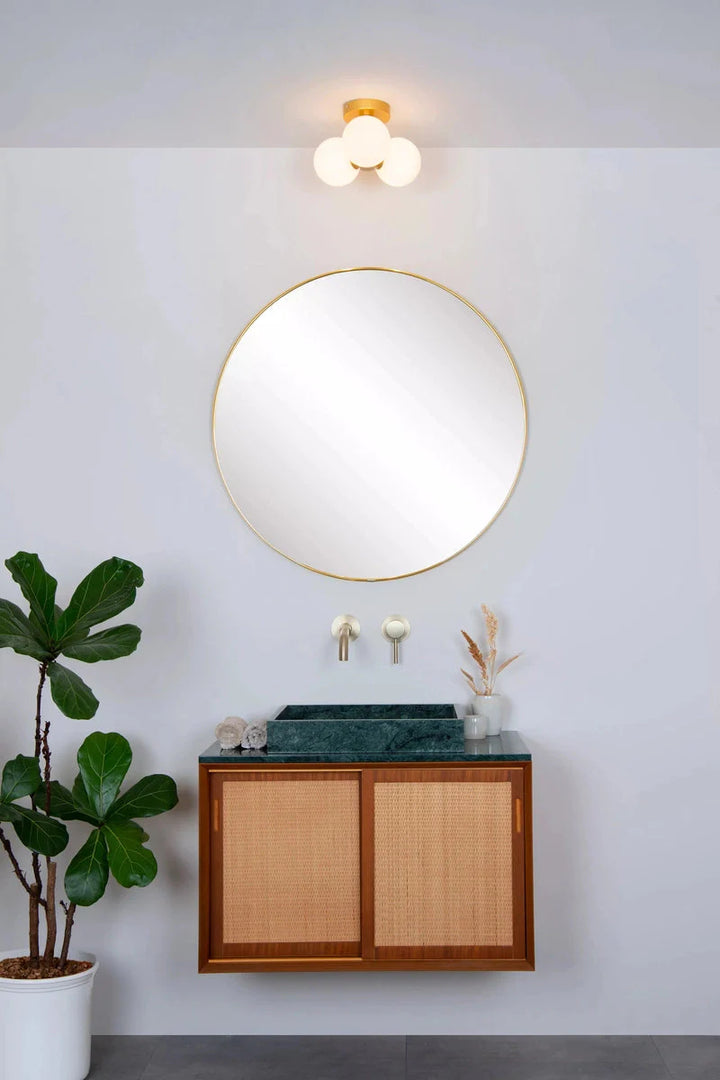 Trudy taklampe 28cm 3-lys IP44-Taklamper-Lucide-Svart / Røyk-LC74116/03/30-Lightup.no