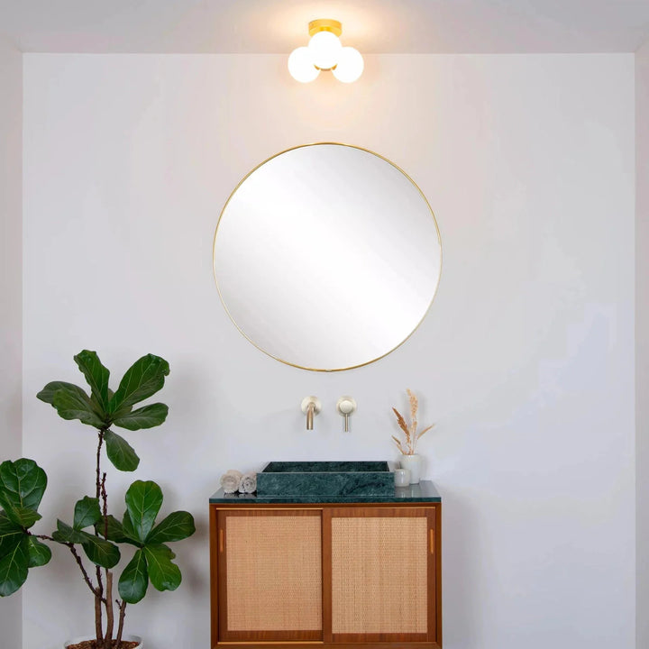 Trudy taklampe 28cm 3-lys IP44-Taklamper-Lucide-Svart / Røyk-LC74116/03/30-Lightup.no