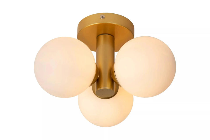 Trudy taklampe 28cm 3-lys IP44-Taklamper-Lucide-Svart / Røyk-LC74116/03/30-Lightup.no