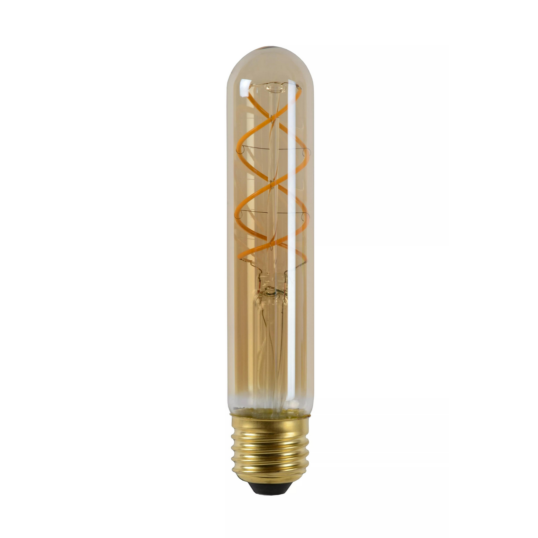Tube E27 Filament LED T32 5W 2200K 15 cm dimbar - Amber-LED-pære E27 sokkel-Lucide-LC49035/05/62-Lightup.no