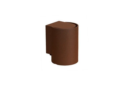Tubus W108 vegglampe utendørs ned lys 6,1W 3000 Kelvin IP65 - Dimbar-Utebelysning vegg opp og ned-Antidark-Rust-2-237-40-34-Lightup.no