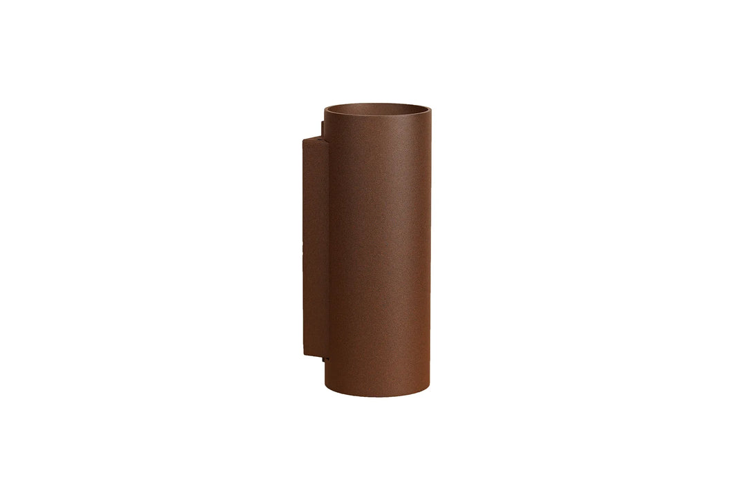 Tubus W212 vegglampe utendørs opp og ned lys 11,8W 3000 Kelvin IP65 - Dimbar-Utebelysning vegg opp og ned-Antidark-Rust-2-237-41-34-Lightup.no