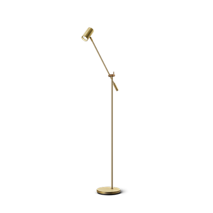 Tyson gulvlampe m/vipp-Gulvlamper-Belid-Messing-3888422-Lightup.no