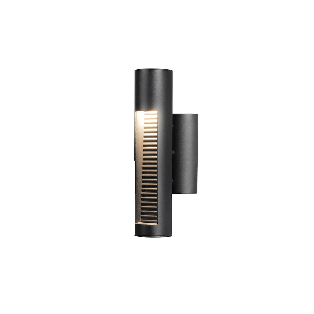Udine vegglampe utendørs 12W 3000K IP44 - Svart-Utebelysning vegg opp og ned-Konstsmide-Svart-7536-750-Lightup.no