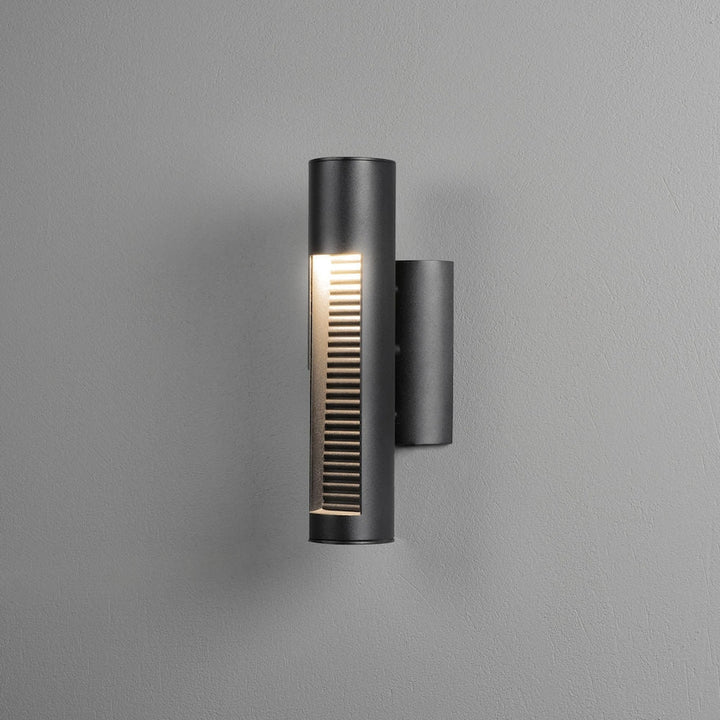 Udine vegglampe utendørs 12W 3000K IP44 - Svart-Utebelysning vegg opp og ned-Konstsmide-Svart-7536-750-Lightup.no
