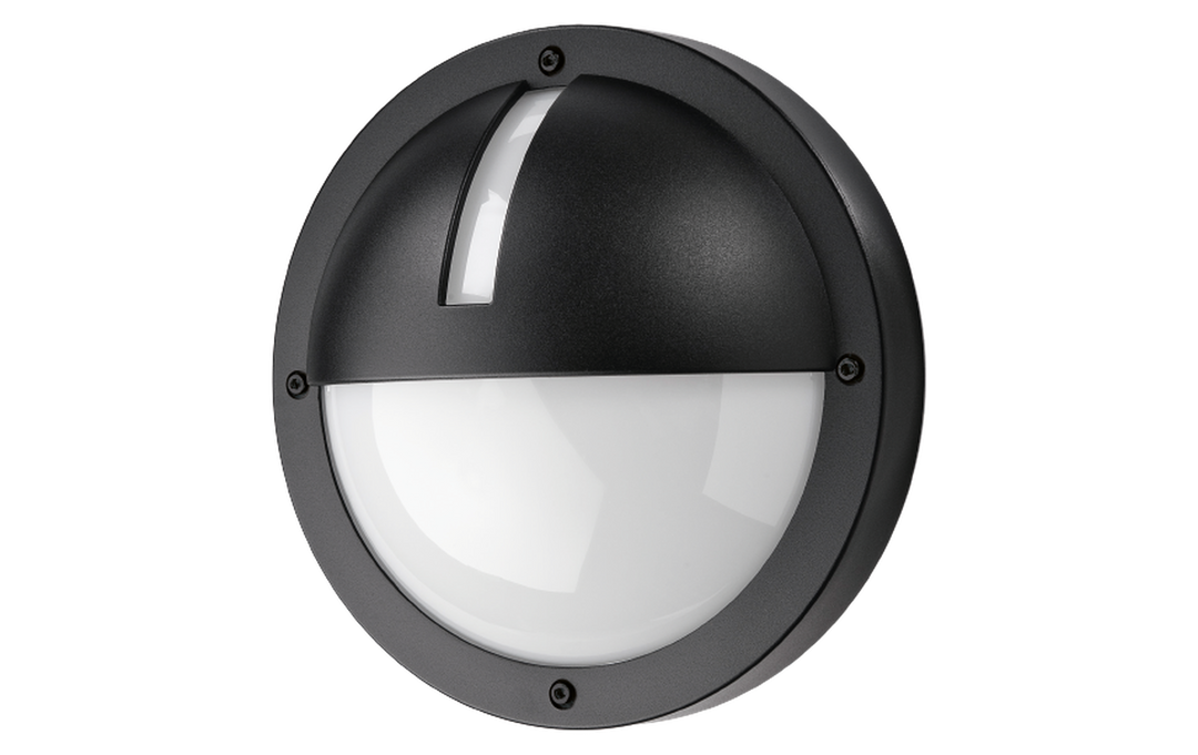 Uno vegglampe 11,5W LED 3000K IP65 Dimbar skumringssensor-Utebelysning vegg veggskjold-Sg Armaturen As-Grafitt-3104354-Lightup.no