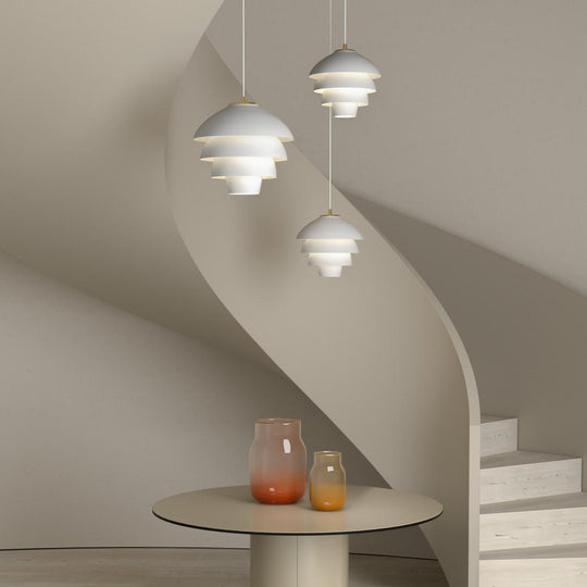 Valencia takpendel 42 cm-Takpendler-Belid-Hvit / Messing-1107091-Lightup.no