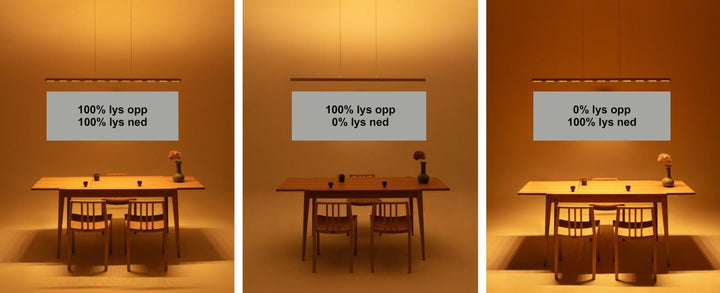 Valentina takpendel 122 cm opp/ned lys 2700 Kelvin-Takpendler-NorDesign-Eik-102121254-Lightup.no