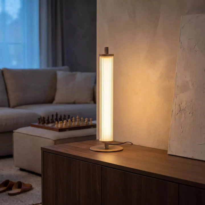 Valentine bordlampe 15W 45 cm 2200/3000 kelvin - Dimbar-Bordlamper-Lucide-Champagne-LC78505/12/05-Lightup.no