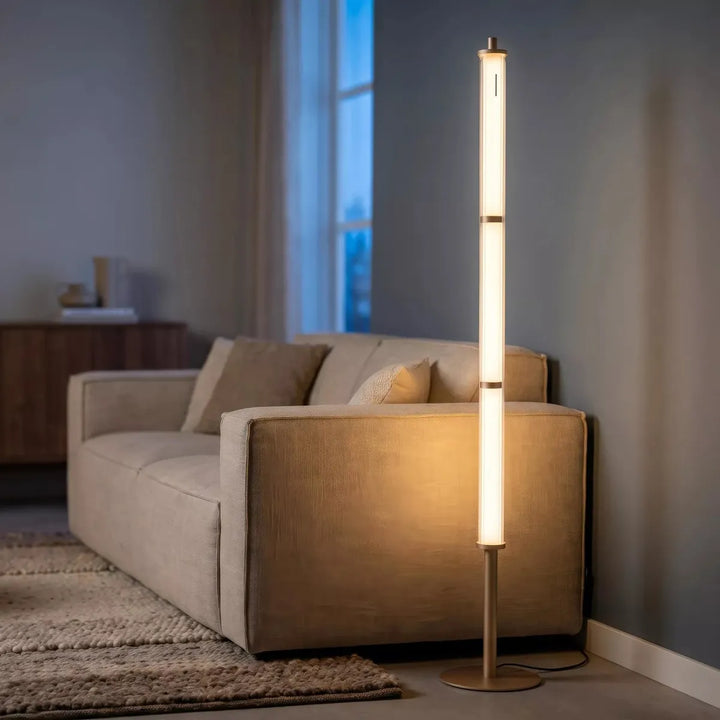 Valentine gulvlampe 37W 148 cm 2200/3000 kelvin - Dimbar-Gulvlamper-Lucide-Champagne-LC78705/36/05-Lightup.no