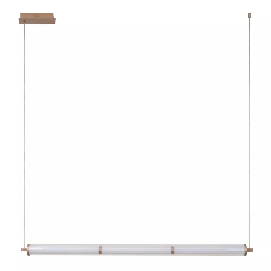 Valentine takpendel 122 cm 36W 2200/3000 kelvin - Dimbar-Takpendler-Lucide-Champagne-LC78405/36/05-Lightup.no