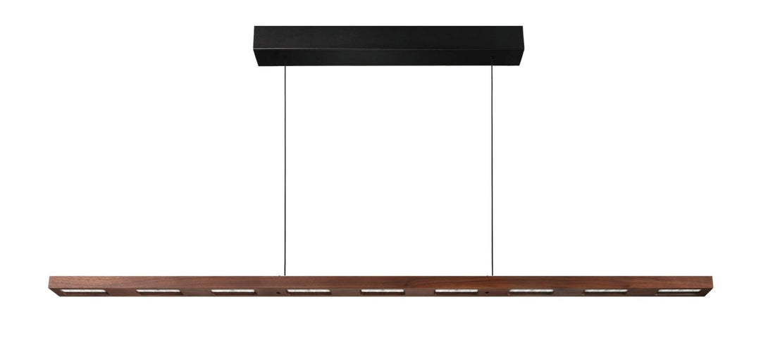 Vanessa takpendel 128 cm opp/ned lys 2700 Kelvin-Takpendler-NorDesign-Valnøtt-101281253-Lightup.no