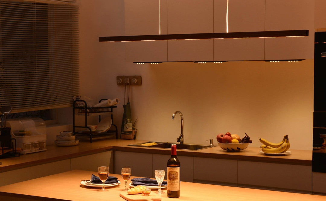 Vanessa takpendel 52W 2700 Kelvin RA92 opp/ned lys med sensor dim-Takpendler-NorDesign-Valnøtt-101571253-Lightup.no