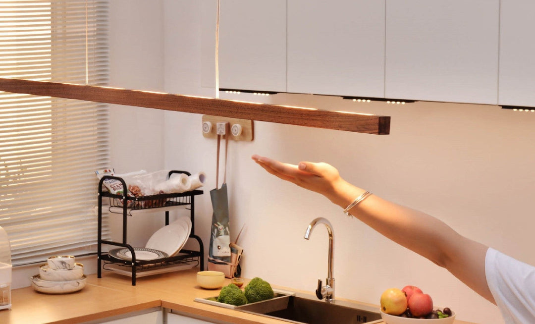 Vanessa takpendel 52W 2700 Kelvin RA92 opp/ned lys med sensor dim-Takpendler-NorDesign-Valnøtt-101571253-Lightup.no