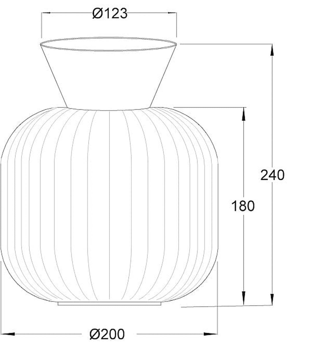 Vanja taklampe 20 cm-Taklamper-Aneta Lighting-Messing / Opal-16912-25-Lightup.no