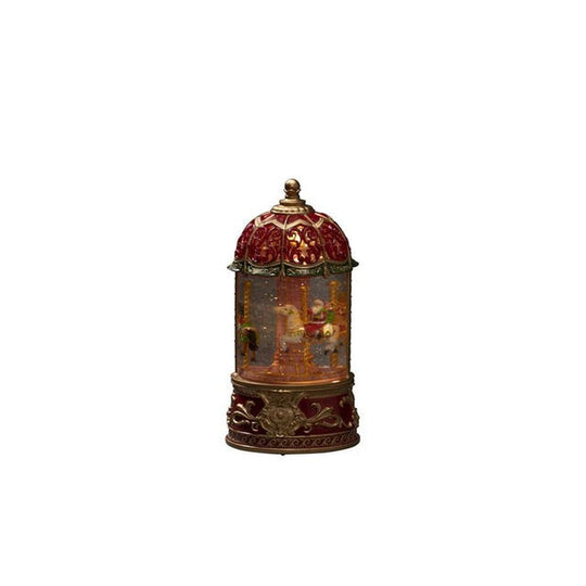 Vannfylt lyktekarusell-Julebelysning dekor og pynt-Konstsmide-Rød-4293–550-Lightup.no