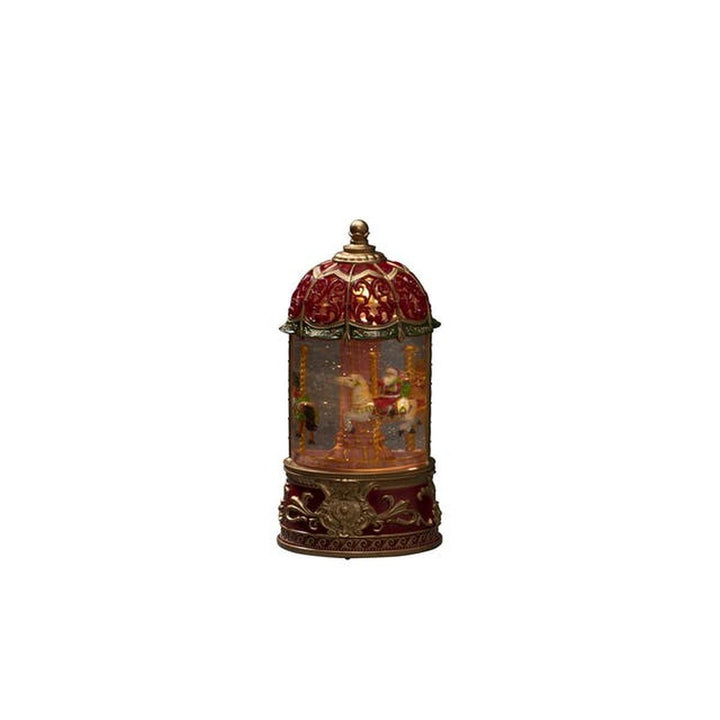 Vannfylt lyktekarusell-Julebelysning dekor og pynt-Konstsmide-Rød-4293–550-Lightup.no
