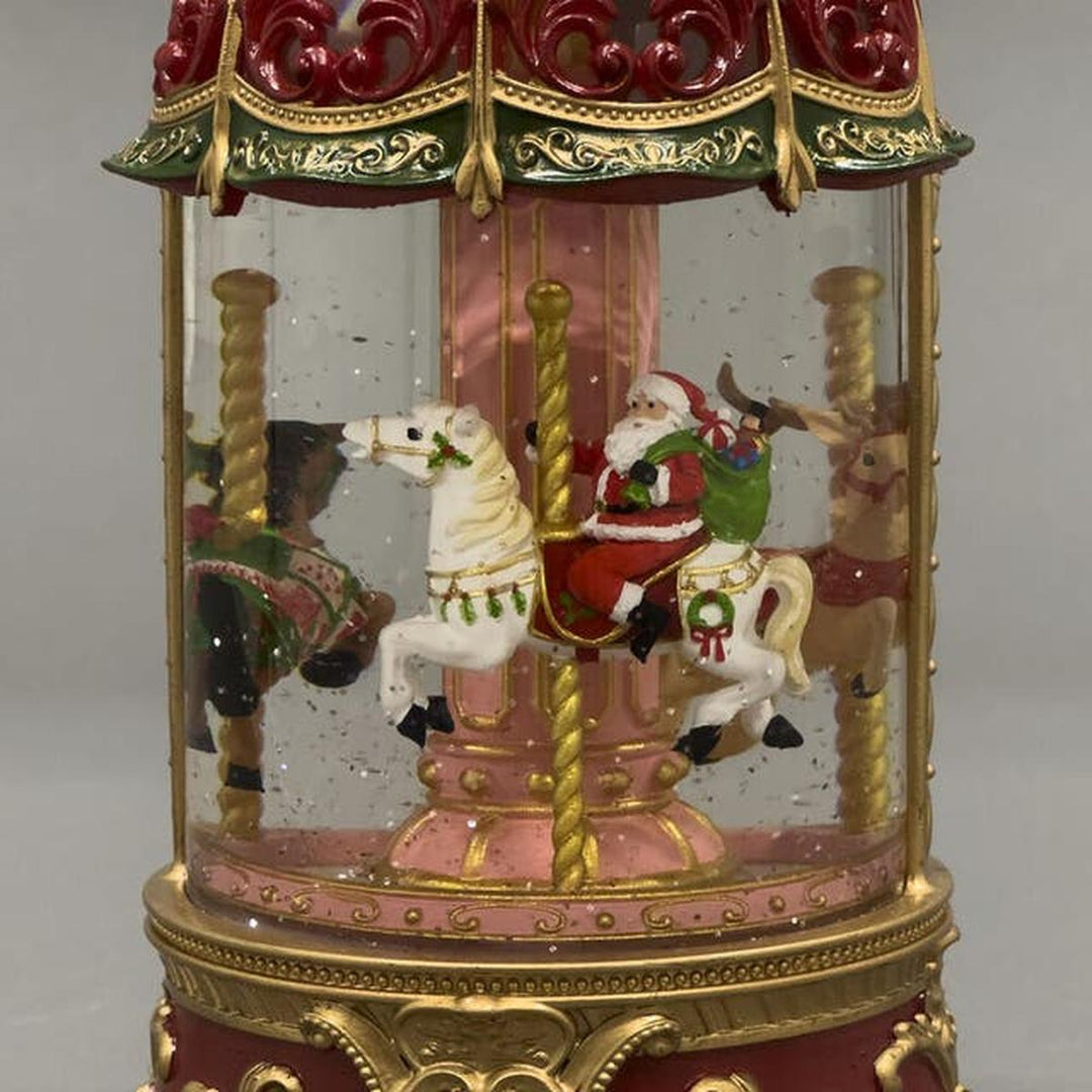Vannfylt lyktekarusell-Julebelysning dekor og pynt-Konstsmide-Rød-4293–550-Lightup.no