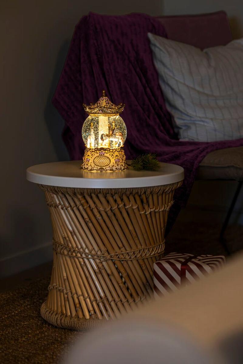 Vannlykt med roterende karusell og LED-Julebelysning dekor og pynt-Konstsmide-Flerfarget-4321-000-Lightup.no