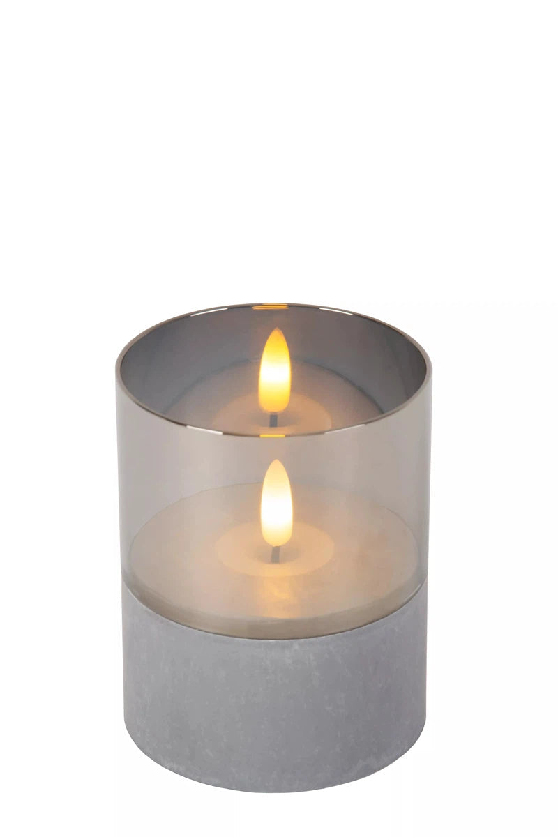 Velas bordlampe stearinlys batteridrevet - 3 pakning-Bordlamper-Lucide-Grå-LC13500/03/65-Lightup.no
