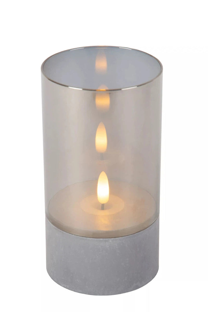 Velas bordlampe stearinlys batteridrevet - 3 pakning-Bordlamper-Lucide-Grå-LC13500/03/65-Lightup.no