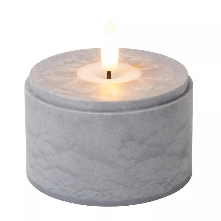 Velas bordlampe stearinlys batteridrevet - 3 pakning-Bordlamper-Lucide-Grå-LC13500/03/65-Lightup.no