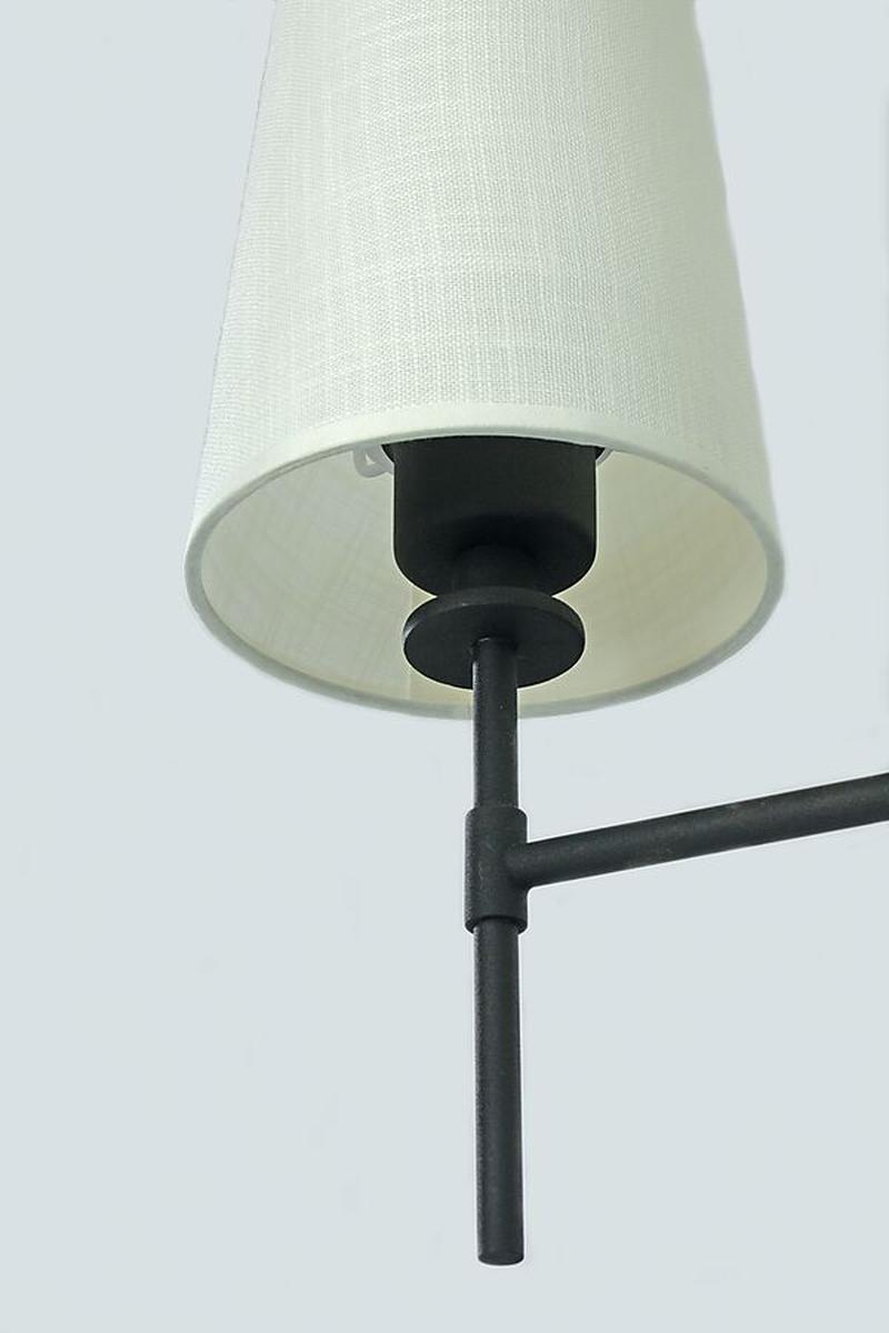 Verbier bordlampe 2-arm-Bordlamper-Aneta Lighting-Svart / Hvit-28086-15-01-Lightup.no