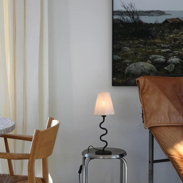 Veya bordlampe-Bordlamper-Marksløjd-Svart / Beige-Mrk-109171-Lightup.no