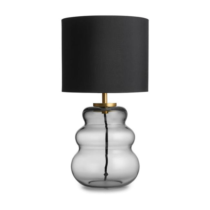 Vigra bordlampe med svart skjerm-Bordlamper-Hadeland Glassverk-Grønn-Svart-Hak__240-205-1015-11-1S-Lightup.no
