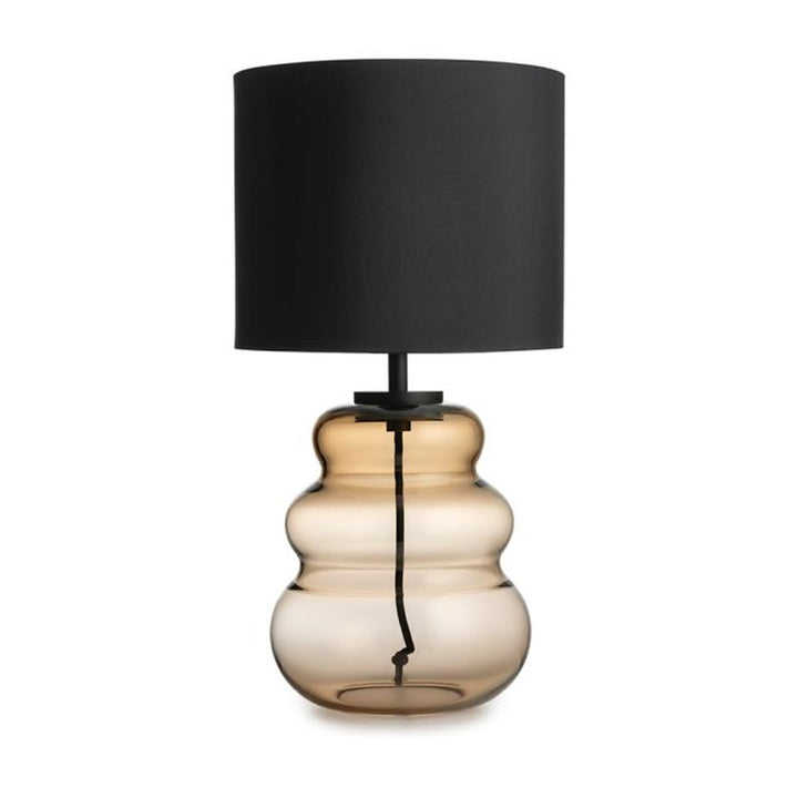 Vigra bordlampe med svart skjerm-Bordlamper-Hadeland Glassverk-Grønn-Svart-Hak__240-205-1015-11-1S-Lightup.no