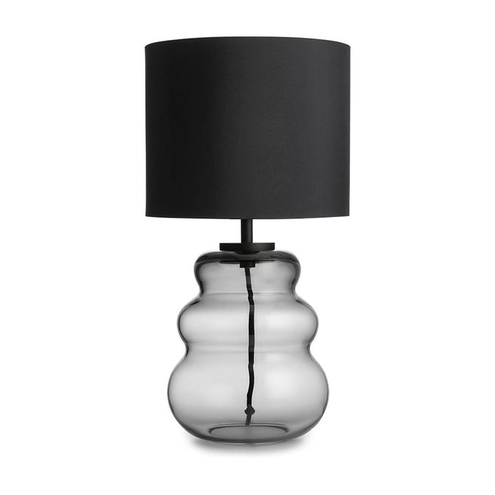 Vigra bordlampe med svart skjerm-Bordlamper-Hadeland Glassverk-Grønn-Svart-Hak__240-205-1015-11-1S-Lightup.no