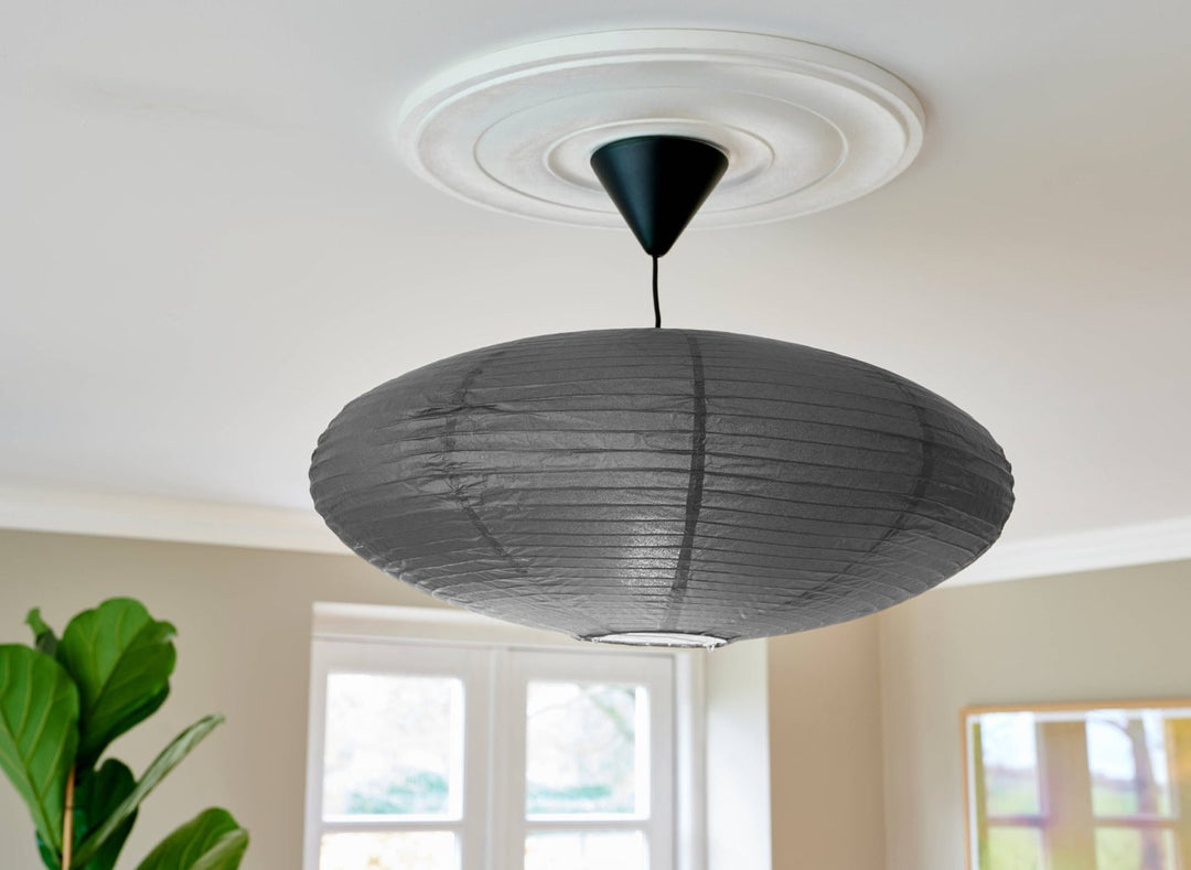 Villo 60 rispapir lampeskjerm-Takpendler-Nordlux-Hvit-2213253201-Lightup.no