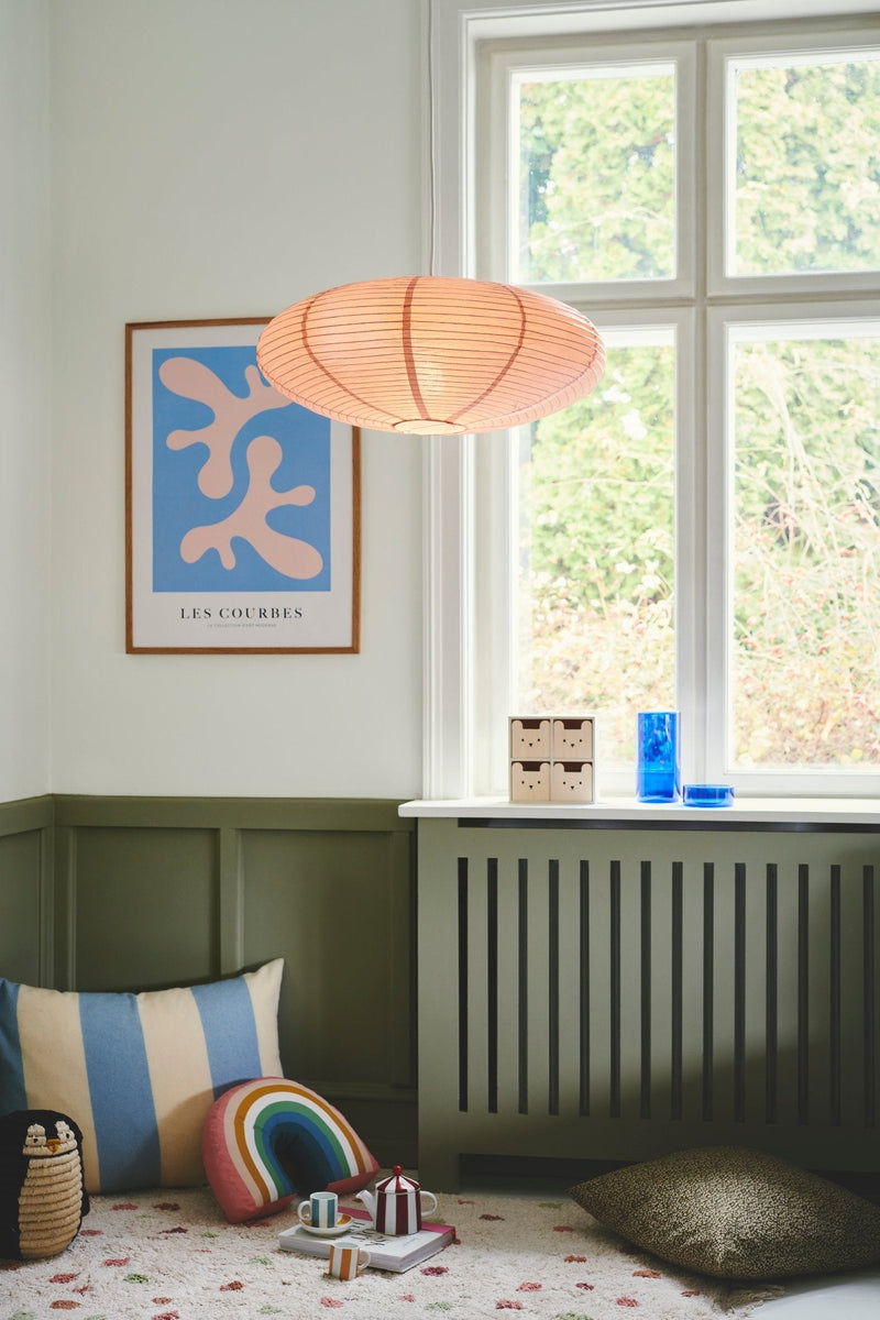 Villo 60 rispapir lampeskjerm-Takpendler-Nordlux-Hvit-2213253201-Lightup.no