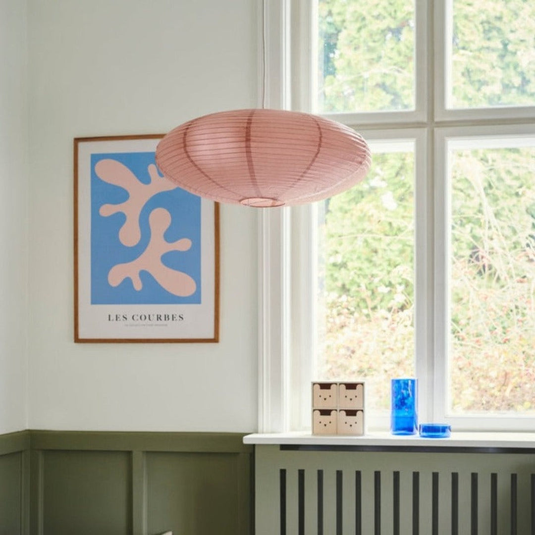 Villo 60 rispapir lampeskjerm-Takpendler-Nordlux-Rosa-2213253257-Lightup.no