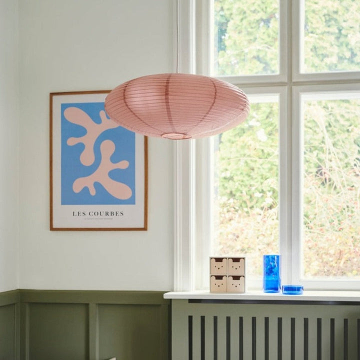 Villo 60 rispapir lampeskjerm-Takpendler-Nordlux-Rosa-2213253257-Lightup.no