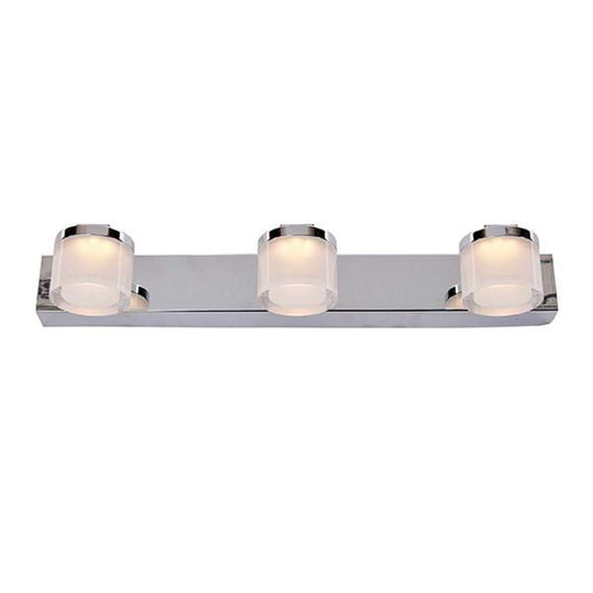 Vilmer vegglampe for baderom 3 x 5W 3000 Kelvin IP21 - Dimbar-Baderomsbelysning vegglamper-Ms - belysning-Svart-9400034110-Lightup.no