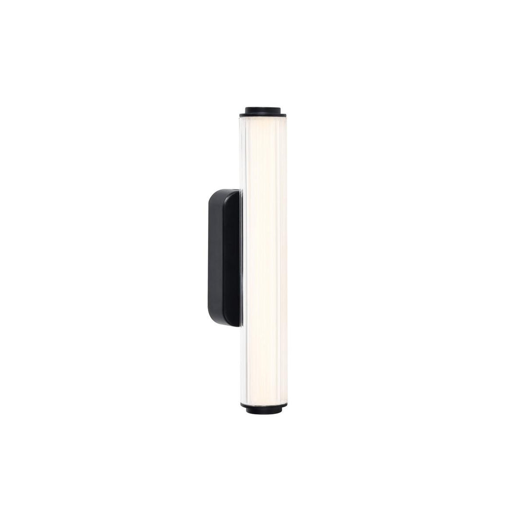 Virelle 32 cm vegglampe 8W 3000/4000 Kelvin IP44 - Dimbar-Baderomsbelysning vegglamper-Nordlux-Svart-2610221003-Lightup.no