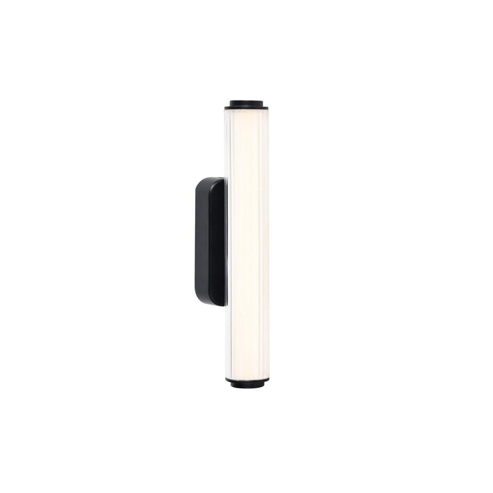 Virelle 32 cm vegglampe 8W 3000/4000 Kelvin IP44 - Dimbar-Baderomsbelysning vegglamper-Nordlux-Svart-2610221003-Lightup.no
