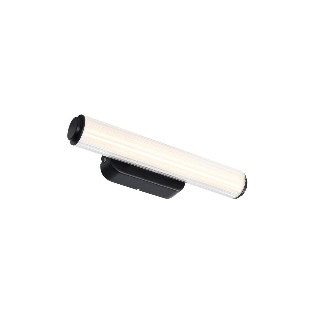 Virelle 32 cm vegglampe 8W 3000/4000 Kelvin IP44 - Dimbar-Baderomsbelysning vegglamper-Nordlux-Svart-2610221003-Lightup.no