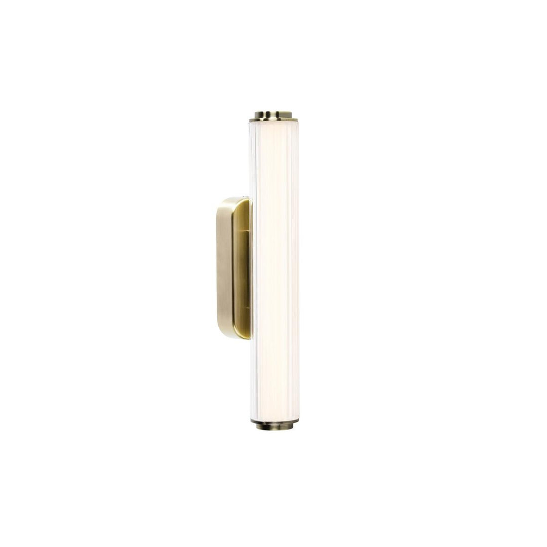 Virelle 32 cm vegglampe 8W 3000/4000 Kelvin IP44 - Dimbar-Baderomsbelysning vegglamper-Nordlux-Messing-2610221035-Lightup.no