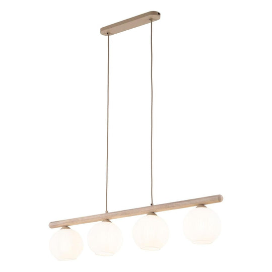 Virlo takpendel 4 lys-Takpendler-TK Lighting-Tre/Hvit-TK-11080-Lightup.no