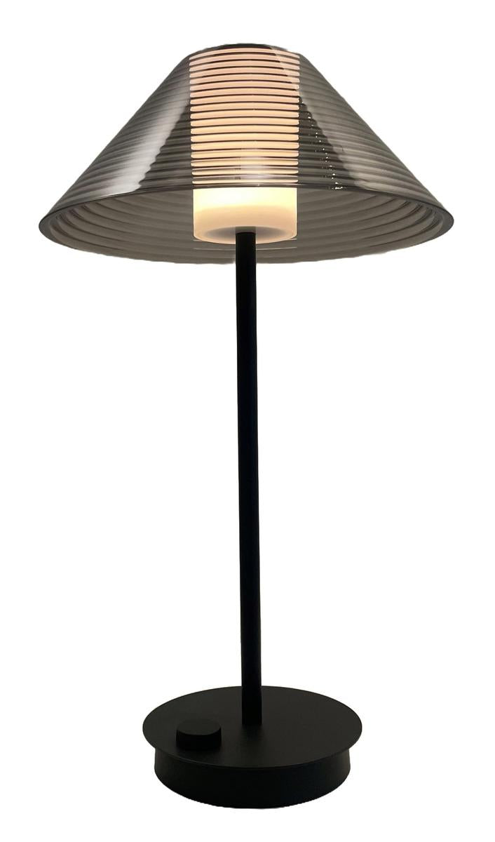 Volar oppladbar bordlampe 3,9W 2200 Kelvin IP44 - Dimbar-Bordlamper-NorDesign-Svart-171210505-Lightup.no