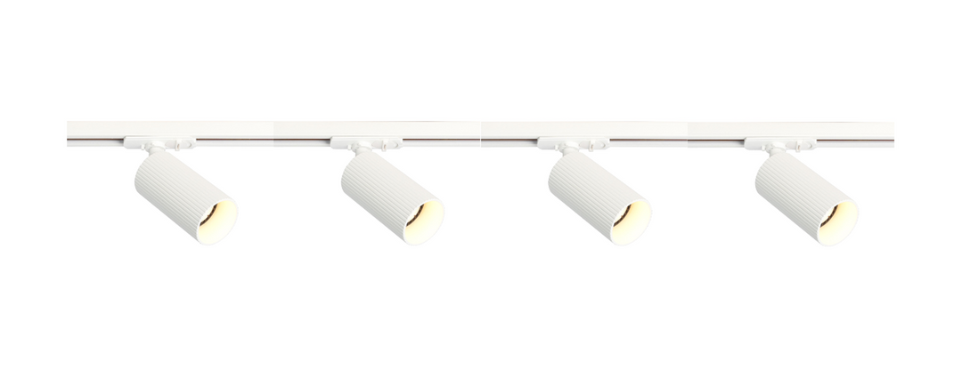 Vox Grooves 2 meter spotskinne med 4 spotter.-Spotskinner 230V-NorDesign-Svart-131110405-Lightup.no