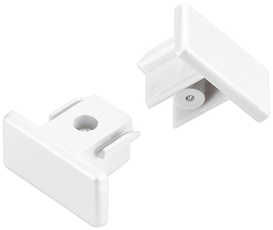 Vox endestykke 1 stk - Hvit-Spotskinner 230V-NorDesign-Hvit-389561206-Lightup.no