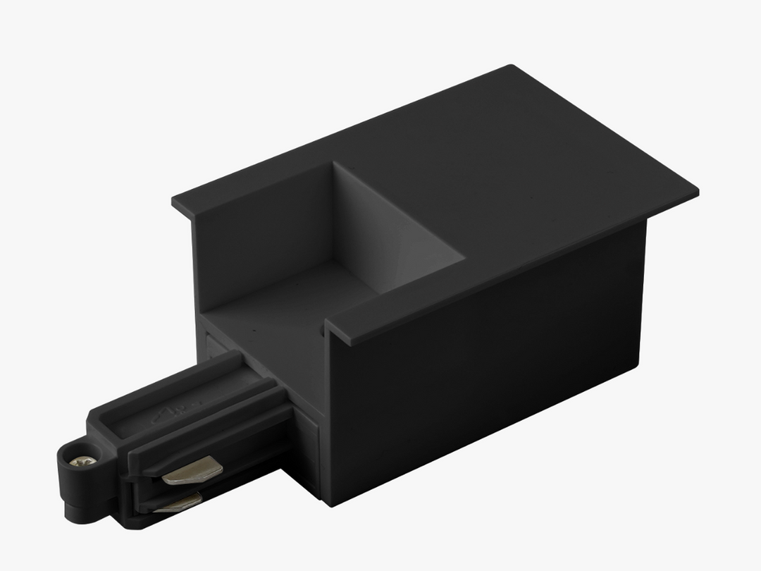 Vox high endetilkobling innfelt (R), svart-Spotskinner 230V-NorDesign-Svart-381561405-Lightup.no